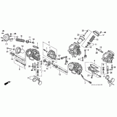 Схема вузла: Карбюратор (COMPONENT PARTS) для Honda VFR750F Interceptor