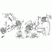 Схема вузла: Комплектуючі карбюратора для Honda ST1100 Pan-European