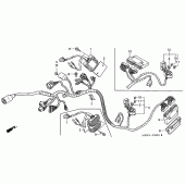 Схема вузла: Електрообладнання (2) для Honda CBR600 CBR600F