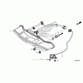Схема вузла: Задній ліхтар (Стоп-сигнал) для Honda CTX1300