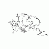 Схема вузла: Abs unit (FRONT) для Honda XL1000V Varadero