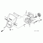 Схема узла: Фара для Honda FMX650