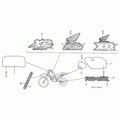 Схема вузла: Emblem / mark (XR250RJ / RK / RL / RM) для Honda XR250