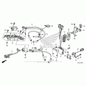 Схема вузла: Ignition Coil + Ecu для Honda VT1300 Fury