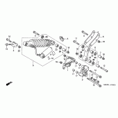 Схема вузла: Задня підвіска для Honda CBR600 CBR600FR Racing Edition