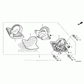Схема вузла: Спідометр для Honda CBR300R