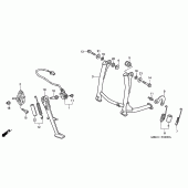 Схема узла: Подставка для Honda VFR800 VFR