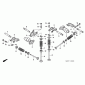 Схема узла: Распредвал & Клапан для Honda NT700 Deauville