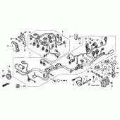 Схема узла: Электрооборудование (CBF600S8/SA8/N8/NA8) для Honda CBF600