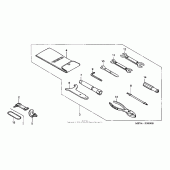 Схема вузла: Інструмент для Honda GL1500 Valkyrie Interstate