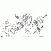 Схема вузла: Повітряний фільтр ( `02) для Honda CRF450 CRF450R