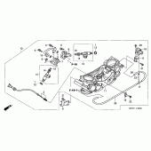 Схема вузла: Дросельна заслонка (ASSY.) Для Honda XL1000V Varadero