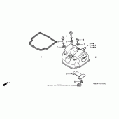Схема вузла: Клапанна кришка для Honda CRF450 CRF450R