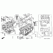 Схема узла: Cylinder block для Honda GL1800 Gold Wing