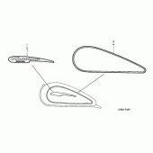 Схема вузла: Label read the manual (2) для Honda VT125 Shadow