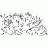 Схема узла: Under cowl для Honda XL1000V Varadero