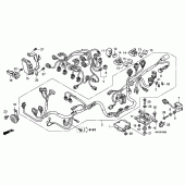 Схема вузла: Електрообладнання для Honda CB600F Hornet