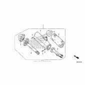 Схема узла: Выхлопная система для Honda CRF150 CRF150R