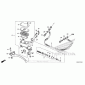 Схема вузла: Циліндр зчеплення для Honda GL1800 Gold Wing F6B Bagger