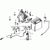 Схема вузла: Акумулятор для Honda ST1100 Pan-European