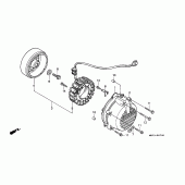 Схема узла: Генератор для Honda VFR750F VFR750R (RC30)
