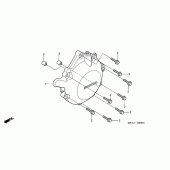 Схема вузла: Ac generator cover для Honda CBF1000