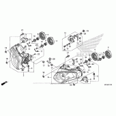 Схема узла: Фара для Honda GL1800 Gold Wing