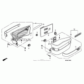 Схема вузла: Бічний обтічник для Honda CMX250 Rebel