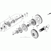 Схема вузла: Primary drive gear для Honda GL1500 Gold Wing Interstate