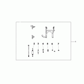 Схема вузла: Stand main assy для Honda XL1000V Varadero