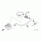Схема вузла: Air injection valve для Honda VFR800 VFR