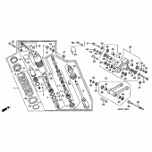 Схема вузла: Задній амортизатор для Honda CRF450 CRF450R