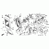 Схема узла: Радиатор (vtx1800f) для Honda VTX1800