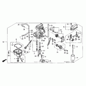 Схема вузла: Карбюратор для Honda XR250
