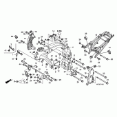 Схема вузла: Рама для Honda CB600F Hornet