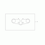 Схема вузла: Top bridge cover для Honda CBR600 CBR600RR