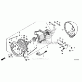 Схема вузла: Фара для Honda CMX250 Rebel