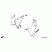 Схема вузла: Бічний обтічник для Honda CB1000 CB1000F
