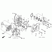 Схема вузла: Водяний насос для Honda VFR800 VFR