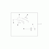 Схема вузла: Fairing deflector для Honda ST1300 Pan-European