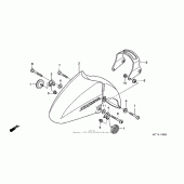 Схема узла: Перед. крыло (fsc600a 03- 05) для Honda FSC600 Silver Wing