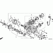 Схема вузла: Cross shaft для Honda VT750 Shadow Aero