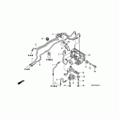 Схема узла: Abs modulator (CBF600SA8/NA8) для Honda CBF600