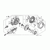 Схема вузла: Приводний редуктор для Honda GL1500 Gold Wing Special Edition