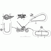 Схема вузла: Mark 94 для Honda VT1100 Shadow