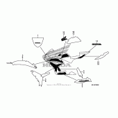 Схема вузла: Mark + stripe (3) для Honda CBR600 CBR600RR