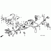 Схема узла: Электрооборудование для Honda CBF500