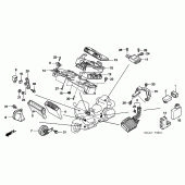 Схема вузла: Блок управління (GL18006 / 7/8-E, ED, F, U) для Honda GL1800 Gold Wing