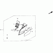 Схема вузла: L. side shelter set 92 для Honda GL1500 Gold Wing Special Edition