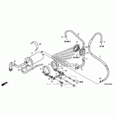 Схема вузла: Evap canister для Honda CRF230 CRF230M